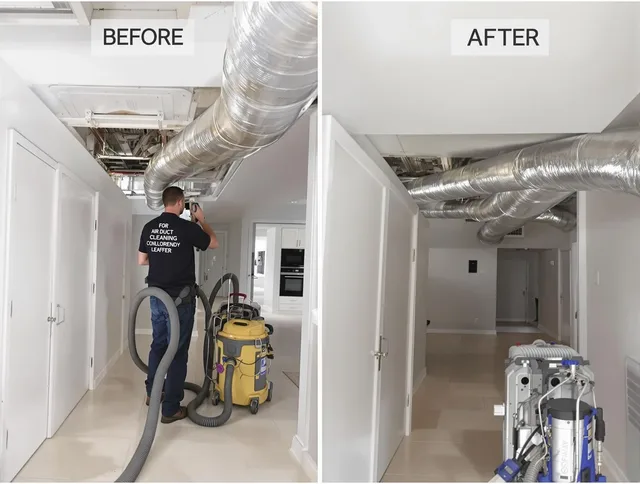 West Warwick Air Duct Cleaning professional performing thorough air duct cleaning in West Warwick