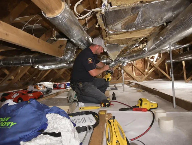 Professional air duct repair by West Warwick Air Duct Cleaning in West Warwick