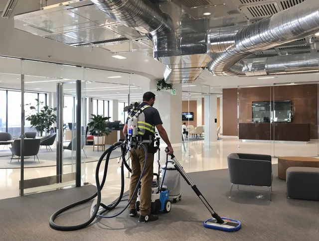 Commercial duct cleaning service by West Warwick Air Duct Cleaning in West Warwick