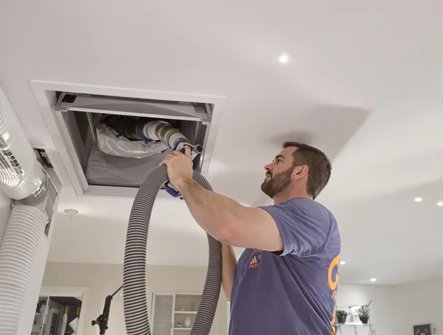 Precision indoor duct cleaning by West Warwick Air Duct Cleaning in West Warwick